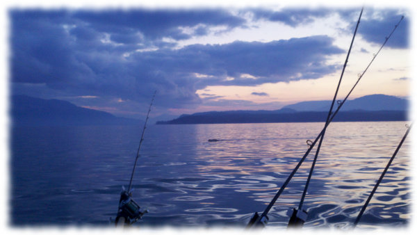 Fishing on Lake Pend Oreille